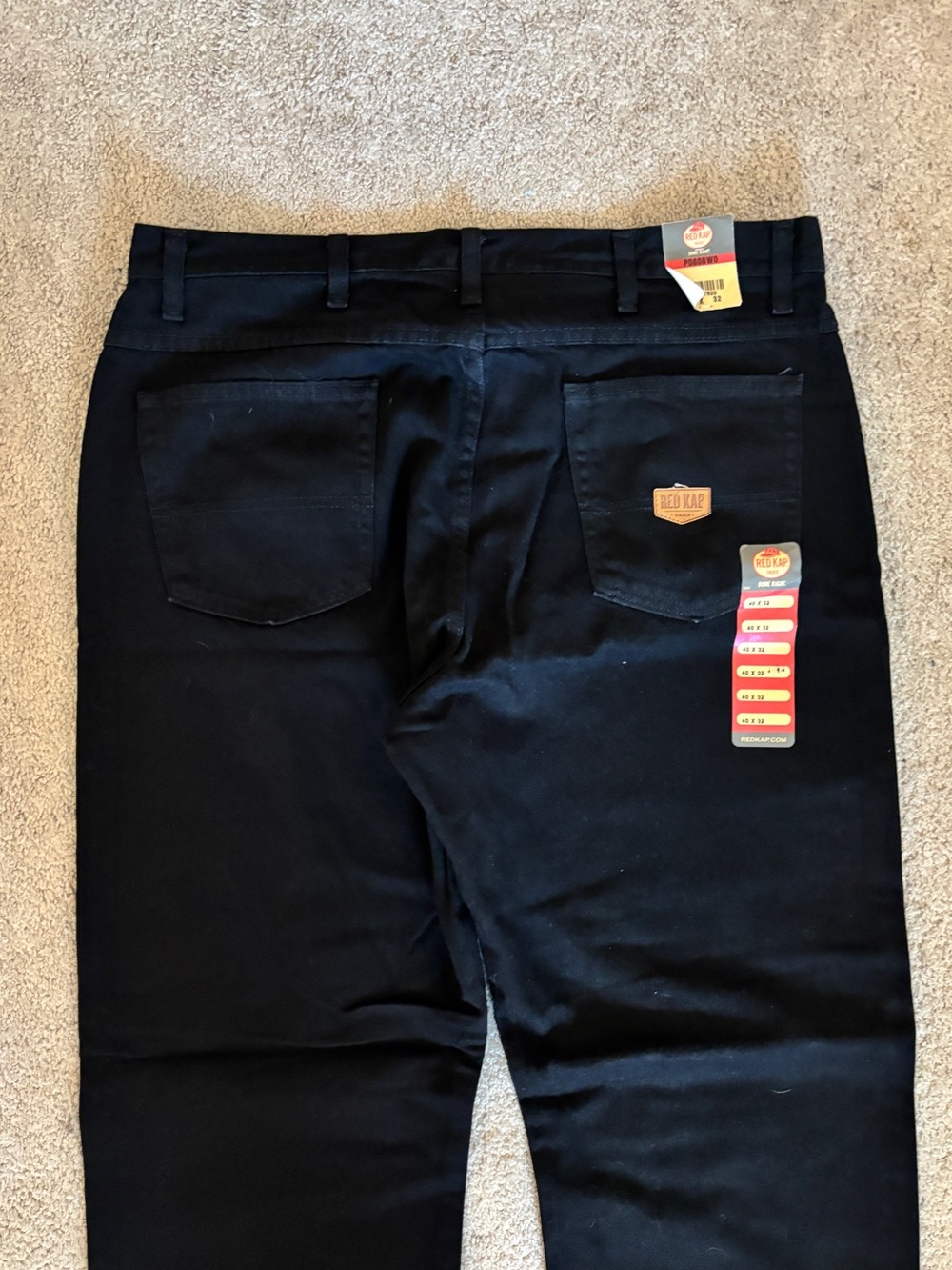 New Red Kap 40x32 Black Jeans